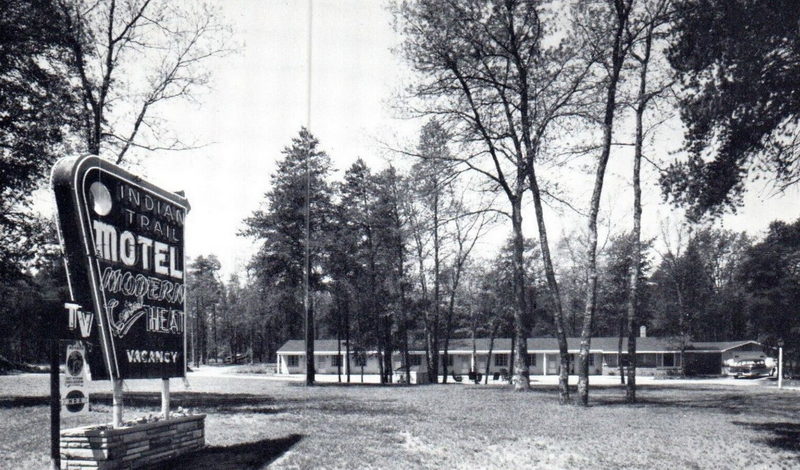 Indian Trail Motel - Postcard